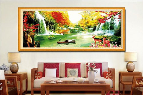 4 cách treo tranh phong thủy giúp cuộc sống thuận lợi, dư dả 4 cach treo tranh phong thuy giup cuoc song thuan loi, du da