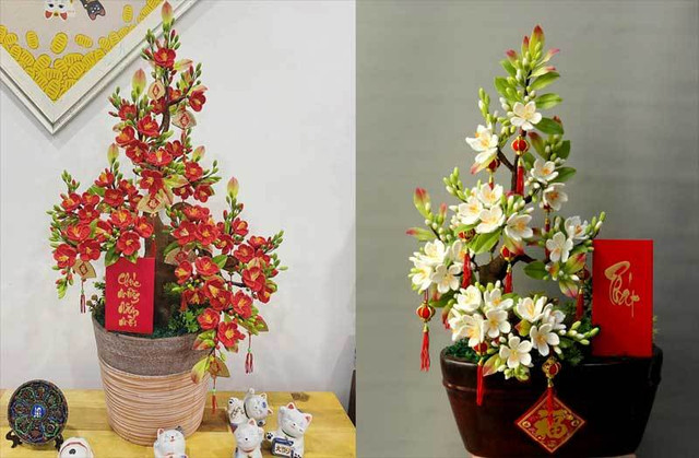 Hoa đào len sợi, giá chục triệu vẫn khó mua - Hình 3 Hoa dao len soi, gia chuc trieu van kho mua-Hinh-3