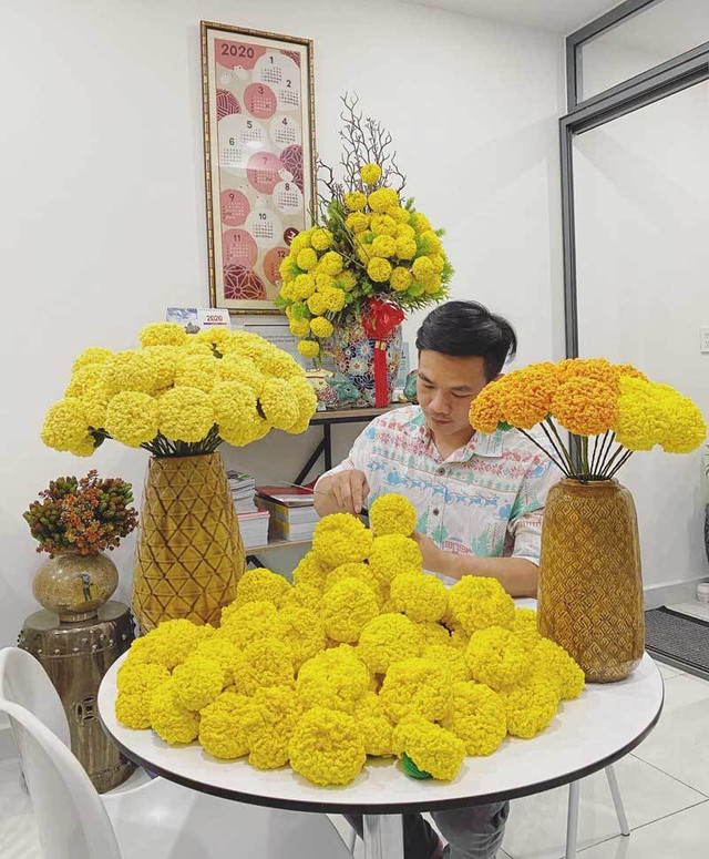 Hoa đào len sợi, giá chục triệu vẫn khó mua - Hình 6 Hoa dao len soi, gia chuc trieu van kho mua-Hinh-6