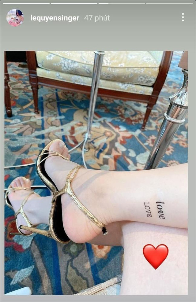 Lệ Quyên xăm trổ vì mê mệt tình trẻ? Le Quyen xam tro vi me met tinh tre?