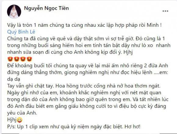 Bà xã viết thư tình gửi chồng nhưng bị Quý Bình phũ phàng thế này Ba xa viet thu tinh gui chong nhung bi Quy Binh phu phang the nay