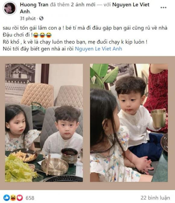 Vợ cũ diễn viên Việt Anh tiết lộ con trai giống gen bố Vo cu dien vien Viet Anh tiet lo con trai giong gen bo
