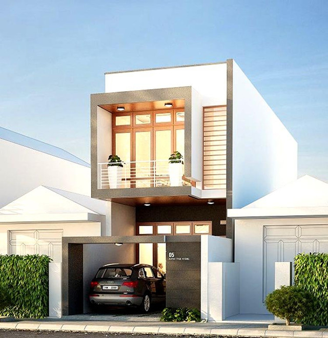 Mẫu thiết kế nhà ống 2 tầng đẹp như biệt thự khiến ai nhìn cũng mê - Hình 3 Mau thiet ke nha ong 2 tang dep nhu biet thu khien ai nhin cung me-Hinh-3