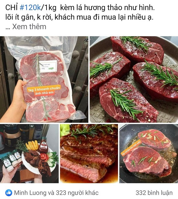 Giật mình thăn lõi bò Úc giá rẻ hơn thịt lợn Giat minh than loi bo Uc gia re hon thit lon