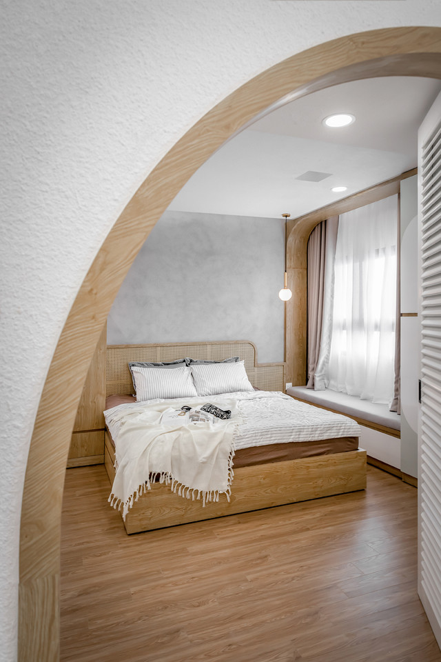 Căn hộ 70m2 đẹp như mơ với những đường cong mềm mại - Hình 16 Can ho 70m2 dep nhu mo voi nhung duong cong mem mai-Hinh-16