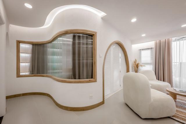 Căn hộ 70m2 đẹp như mơ với những đường cong mềm mại - Hình 6 Can ho 70m2 dep nhu mo voi nhung duong cong mem mai-Hinh-6
