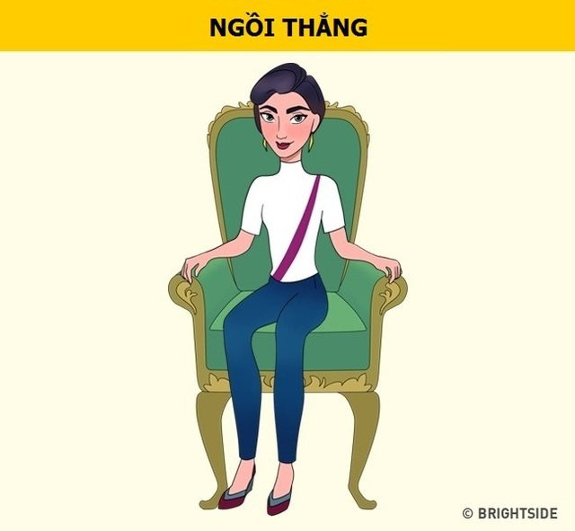 Nhìn tư thế ngồi đoán ngay tính cách của bạn Nhin tu the ngoi doan ngay tinh cach cua ban