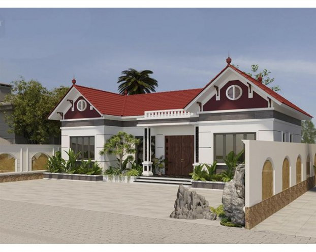 9 mẫu nhà cấp 4 mái thái có sân vườn đẹp, giá dưới 500 triệu đồng - Hình 2 9 mau nha cap 4 mai thai co san vuon dep, gia duoi 500 trieu dong-Hinh-2