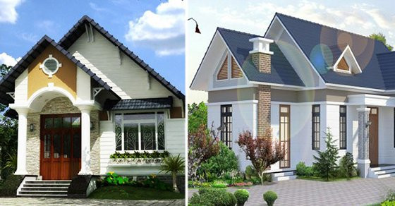 9 mẫu nhà cấp 4 mái thái có sân vườn đẹp, giá dưới 500 triệu đồng 9 mau nha cap 4 mai thai co san vuon dep, gia duoi 500 trieu dong