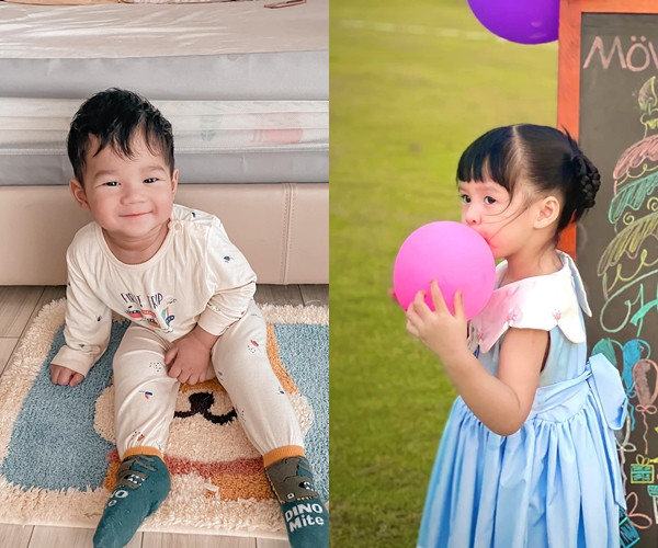 Con trai Đặng Thu Thảo 1 tuổi nhưng lớn bằng chị gái lên 3 - Hình 2 Con trai Dang Thu Thao 1 tuoi nhung lon bang chi gai len 3-Hinh-2
