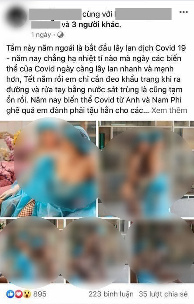 2 cô gái gây sốc khi mặc hớ hênh trong đồ bảo hộ y tế 2 co gai gay soc khi mac ho henh trong do bao ho y te