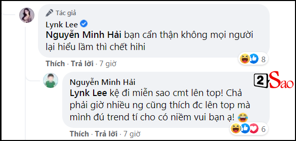 Bạn trai Hòa Minzy công khai gọi Lynk Lee bằng tên thân mật - Hình 3 Ban trai Hoa Minzy cong khai goi Lynk Lee bang ten than mat-Hinh-3