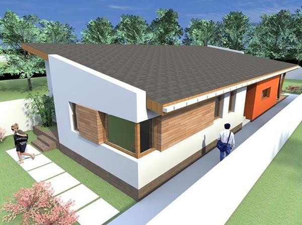 3 mẫu nhà cấp 4 đẹp với giá 250 triệu, 4 người ở thoải mái 3 mau nha cap 4 dep voi gia 250 trieu, 4 nguoi o thoai mai