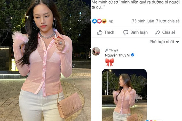 Dù ai nói ngả nói nghiêng Thúy Vi vẫn đam mê áo lộ nội y Du ai noi nga noi nghieng Thuy Vi van dam me ao lo noi y