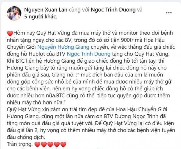 Hoa hậu Hương Giang làm gì với chiếc đồng hồ vừa mua từ BTV Ngọc Trinh? - Hình 4 Hoa hau Huong Giang lam gi voi chiec dong ho vua mua tu BTV Ngoc Trinh?-Hinh-4