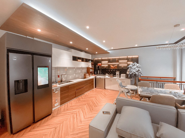 Nhà diện tích 50m2 vẫn có hồ bơi, vườn gác mái nhờ thiết kế này - Hình 7 Nha dien tich 50m2 van co ho boi, vuon gac mai nho thiet ke nay-Hinh-7