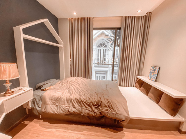 Nhà diện tích 50m2 vẫn có hồ bơi, vườn gác mái nhờ thiết kế này - Hình 17 Nha dien tich 50m2 van co ho boi, vuon gac mai nho thiet ke nay-Hinh-17