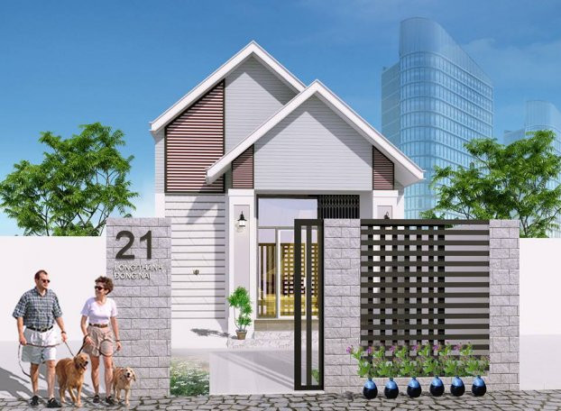 9 mẫu nhà ống 1 tầng gác lửng đẹp mê ly - Hình 9 9 mau nha ong 1 tang gac lung dep me ly-Hinh-9