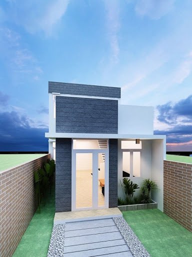 9 mẫu nhà ống 1 tầng gác lửng đẹp mê ly - Hình 11 9 mau nha ong 1 tang gac lung dep me ly-Hinh-11