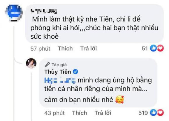 Bị nhắc nhở chuyện làm từ thiện, Thủy Tiên gây sốc với câu trả lời - Hình 2 Bi nhac nho chuyen lam tu thien, Thuy Tien gay soc voi cau tra loi-Hinh-2