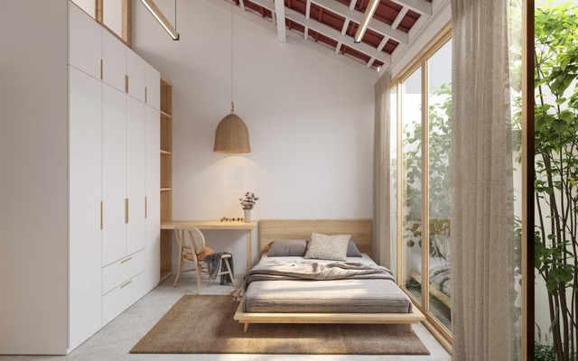 Hai mẫu nhà cấp 4 đẹp như resort với thiết kế độc nhất vô nhị - Hình 4 Hai mau nha cap 4 dep nhu resort voi thiet ke doc nhat vo nhi-Hinh-4