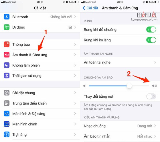 Cách sửa lỗi iPhone không đổ chuông khi có cuộc gọi đến - Hình 2 Cach sua loi iPhone khong do chuong khi co cuoc goi den-Hinh-2