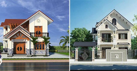 9 mẫu nhà 2 tầng mái thái đẹp mê ly, giá chỉ từ 600 triệu 9 mau nha 2 tang mai thai dep me ly, gia chi tu 600 trieu