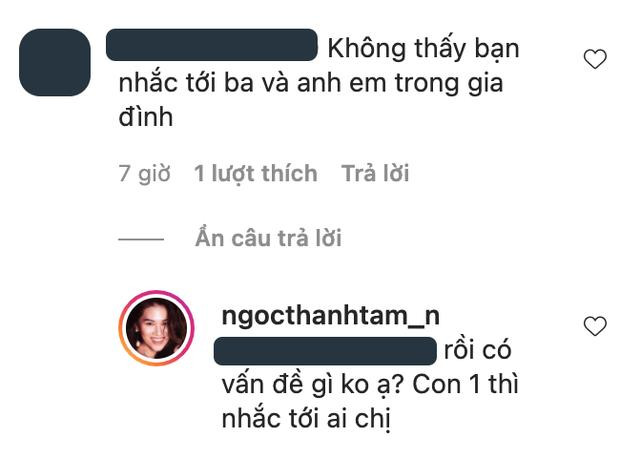 Khoe ảnh với mẹ,Ngọc Thanh Tâm đáp trả khi bị hỏi về bố - Hình 3 Khoe anh voi me,Ngoc Thanh Tam dap tra khi bi hoi ve bo-Hinh-3