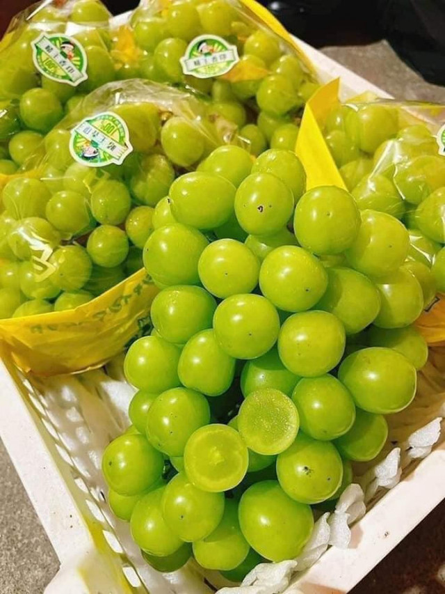 Nho sữa Trung Quốc đang vào mùa, giá nhập về rẻ thu hút người mua - Hình 8 Nho sua Trung Quoc dang vao mua, gia nhap ve re thu hut nguoi mua-Hinh-8