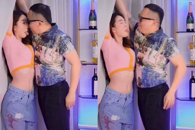 Hôn hít kiểu Ngọc Trinh - Vũ Khắc Tiệp: Hết dễ thương chỉ còn phản cảm - Hình 2 Hon hit kieu Ngoc Trinh - Vu Khac Tiep: Het de thuong chi con phan cam-Hinh-2