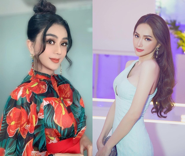 Hương Giang tặng hoa Lâm Khánh Chi Huong Giang tang hoa Lam Khanh Chi