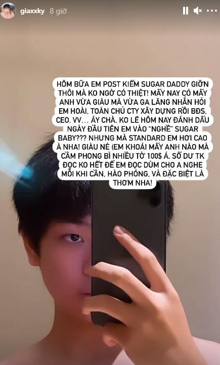Rich kid Gen Z bị gạ tình, yêu cầu "sugar daddy" phải THƠM Rich kid Gen Z bi ga tinh, yeu cau
