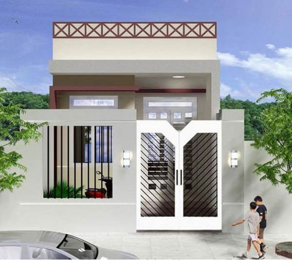 3 mẫu nhà cấp 4 thịnh hành nhất 2021: Xây thô chỉ mất 300 triệu - Hình 10 3 mau nha cap 4 thinh hanh nhat 2021: Xay tho chi mat 300 trieu-Hinh-10