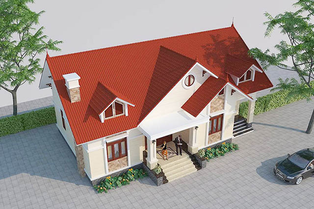 3 mẫu nhà cấp 4 thịnh hành nhất 2021: Xây thô chỉ mất 300 triệu - Hình 5 3 mau nha cap 4 thinh hanh nhat 2021: Xay tho chi mat 300 trieu-Hinh-5