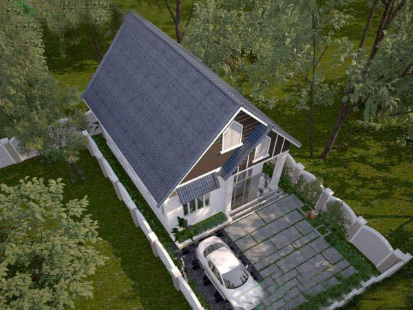 3 mẫu nhà cấp 4 thịnh hành nhất 2021: Xây thô chỉ mất 300 triệu - Hình 8 3 mau nha cap 4 thinh hanh nhat 2021: Xay tho chi mat 300 trieu-Hinh-8