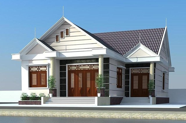 3 mẫu nhà cấp 4 thịnh hành nhất 2021: Xây thô chỉ mất 300 triệu - Hình 2 3 mau nha cap 4 thinh hanh nhat 2021: Xay tho chi mat 300 trieu-Hinh-2