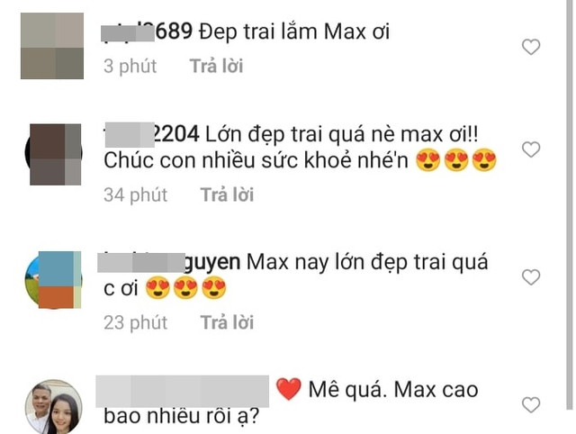 Quý tử nhà Phạm Hương lớn nhanh như thổi - Hình 3 Quy tu nha Pham Huong lon nhanh nhu thoi-Hinh-3