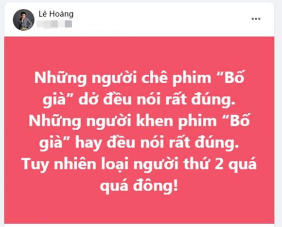 Thái Hòa "chê" phim Bố già của Trấn Thành - Hình 4 Thai Hoa