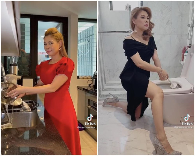 Thanh Thảo đu trend "nội trợ chanh sả" liền bị chê "sến y như cái giọng" - Hình 4 Thanh Thao du trend