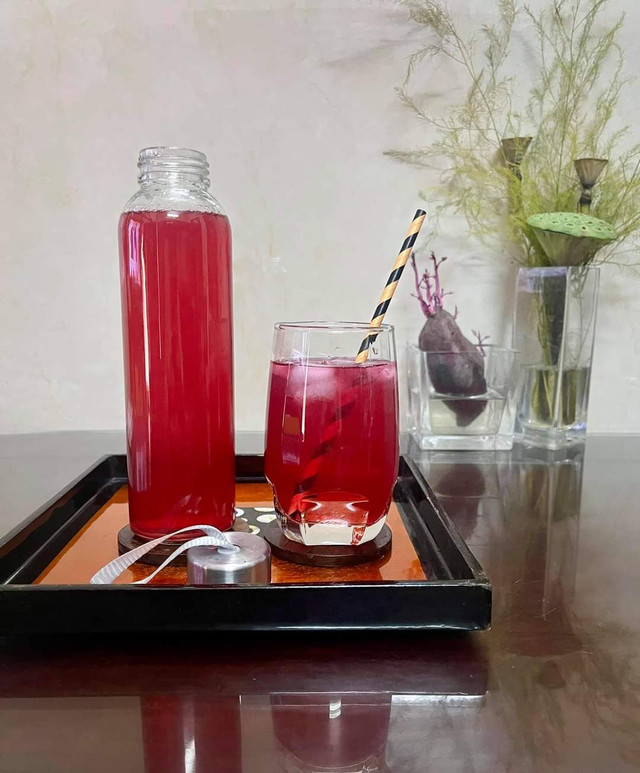 4 bước làm trà tía tô chanh sả tăng sức đề kháng, giải nhiệt cơ thể - Hình 3 4 buoc lam tra tia to chanh sa tang suc de khang, giai nhiet co the-Hinh-3