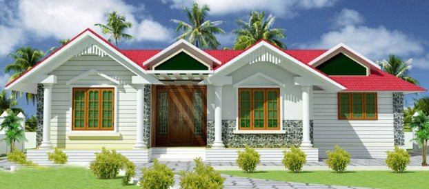 4 mẫu nhà cấp 4 mái thái đẹp, giá thành rẻ, xem xong muốn xây liền - Hình 11 4 mau nha cap 4 mai thai dep, gia thanh re, xem xong muon xay lien-Hinh-11