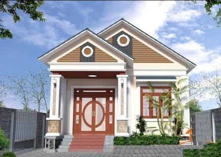 4 mẫu nhà cấp 4 mái thái đẹp, giá thành rẻ, xem xong muốn xây liền - Hình 8 4 mau nha cap 4 mai thai dep, gia thanh re, xem xong muon xay lien-Hinh-8