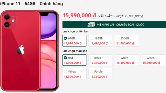 iPhone 11 xả kho, giảm giá sốc trong ngày đầu năm - Hình 3 iPhone 11 xa kho, giam gia soc trong ngay dau nam-Hinh-3