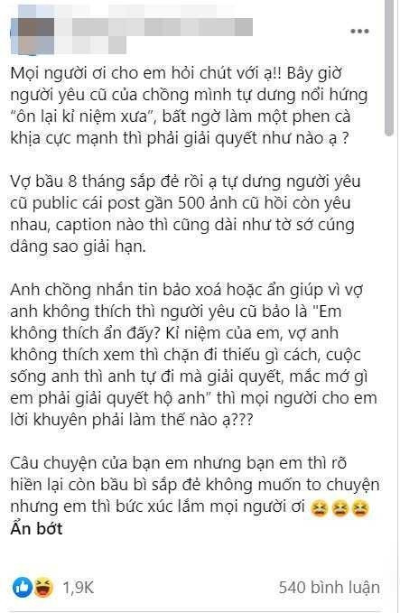 Người cũ của chồng up 500 cái ảnh kỷ niệm lên mạng khiến vợ bức xúc - Hình 2 Nguoi cu cua chong up 500 cai anh ky niem len mang khien vo buc xuc-Hinh-2