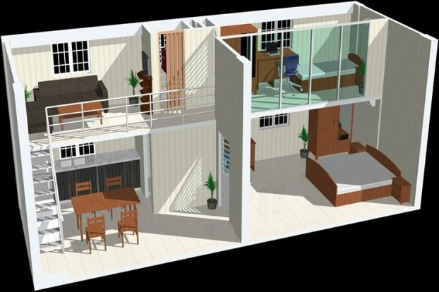 9 mẫu nhà cấp 4 gác lửng đẹp, chi phí chỉ từ 300 triệu đồng - Hình 10 9 mau nha cap 4 gac lung dep, chi phi chi tu 300 trieu dong-Hinh-10