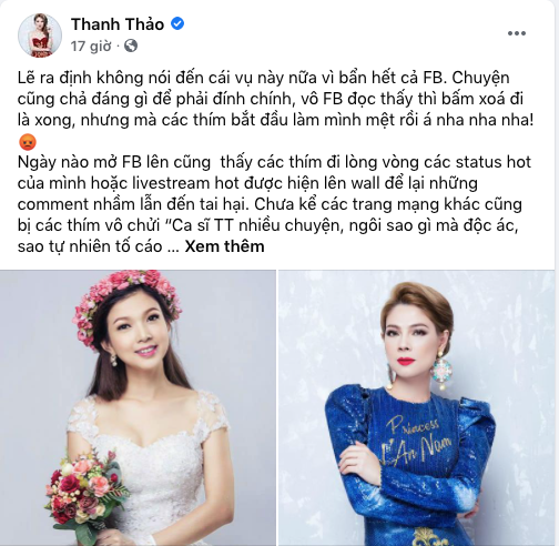 Thanh Thảo bức xúc khi bị nói là độc ác Thanh Thao buc xuc khi bi noi la doc ac