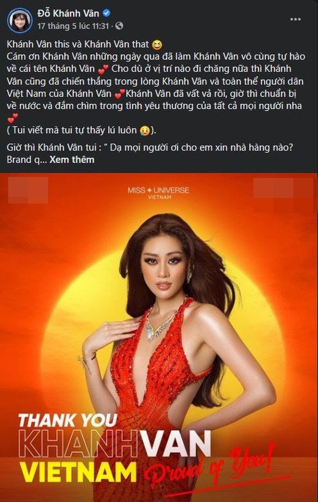 Hoa hậu Khánh Vân "quê" khi tương tác với hotgirl Khánh Vân Hoa hau Khanh Van