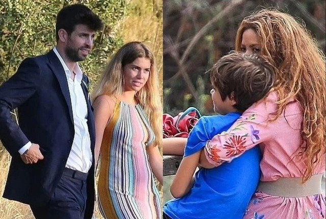 Hình ảnh đối lập của Shakira và Pique sau chia tay Hinh anh doi lap cua Shakira va Pique sau chia tay