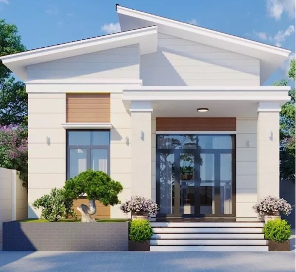 5 mẫu nhà cấp 4 mái lệch đầy đủ tiện nghi lại thoáng mát - Hình 4 5 mau nha cap 4 mai lech day du tien nghi lai thoang mat-Hinh-4