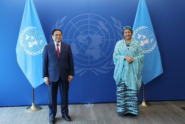 Thủ tướng Chính phủ gặp Phó Tổng Thư ký LHQ Amina Mohammed - Hình 2 Thu tuong Chinh phu gap Pho Tong Thu ky LHQ Amina Mohammed-Hinh-2